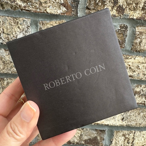 Roberto Coin 18K Yellow Gold Paper Clip & Round Link 17” Necklace - Picture 8 of 8